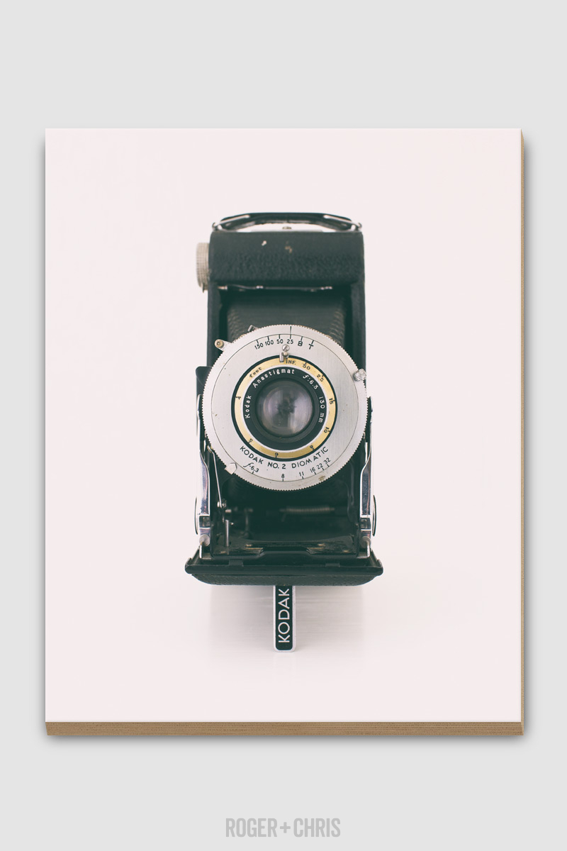 Kodak Senior Six-16 Antique Camera (Front) Plywood Print