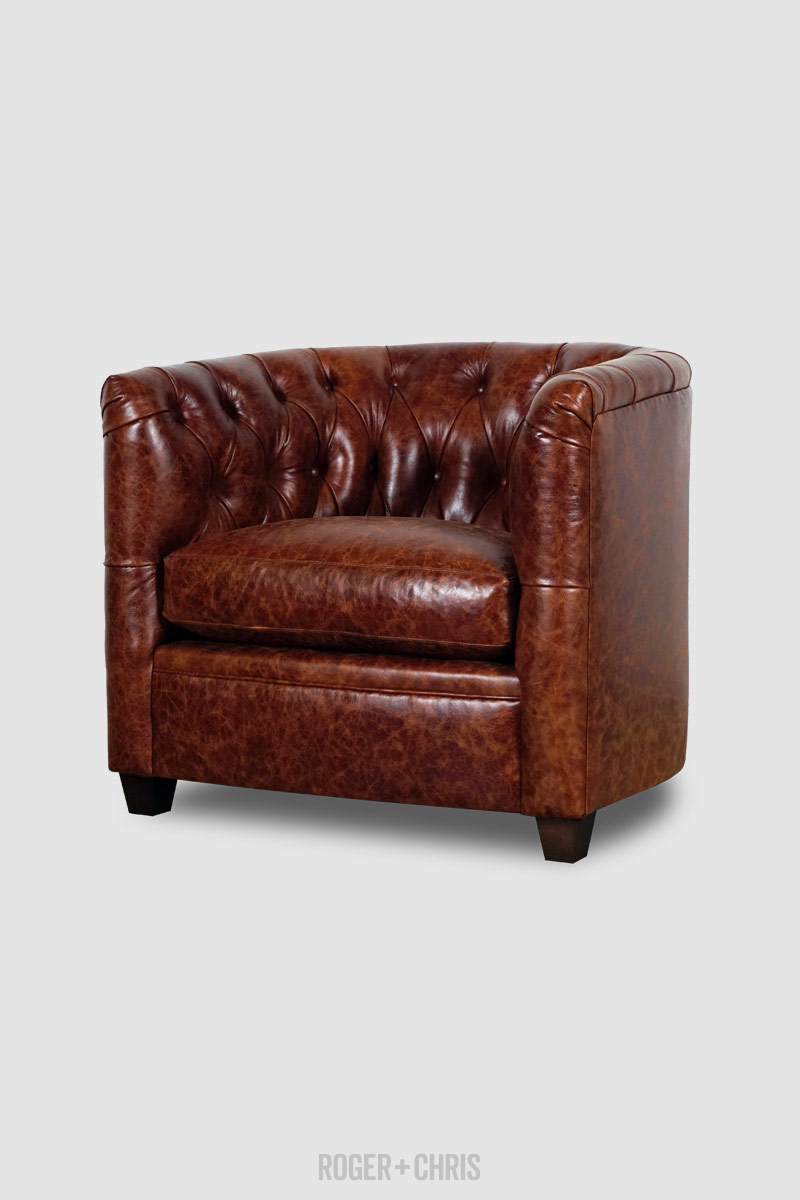 Oliver Tufted Barrel Chair