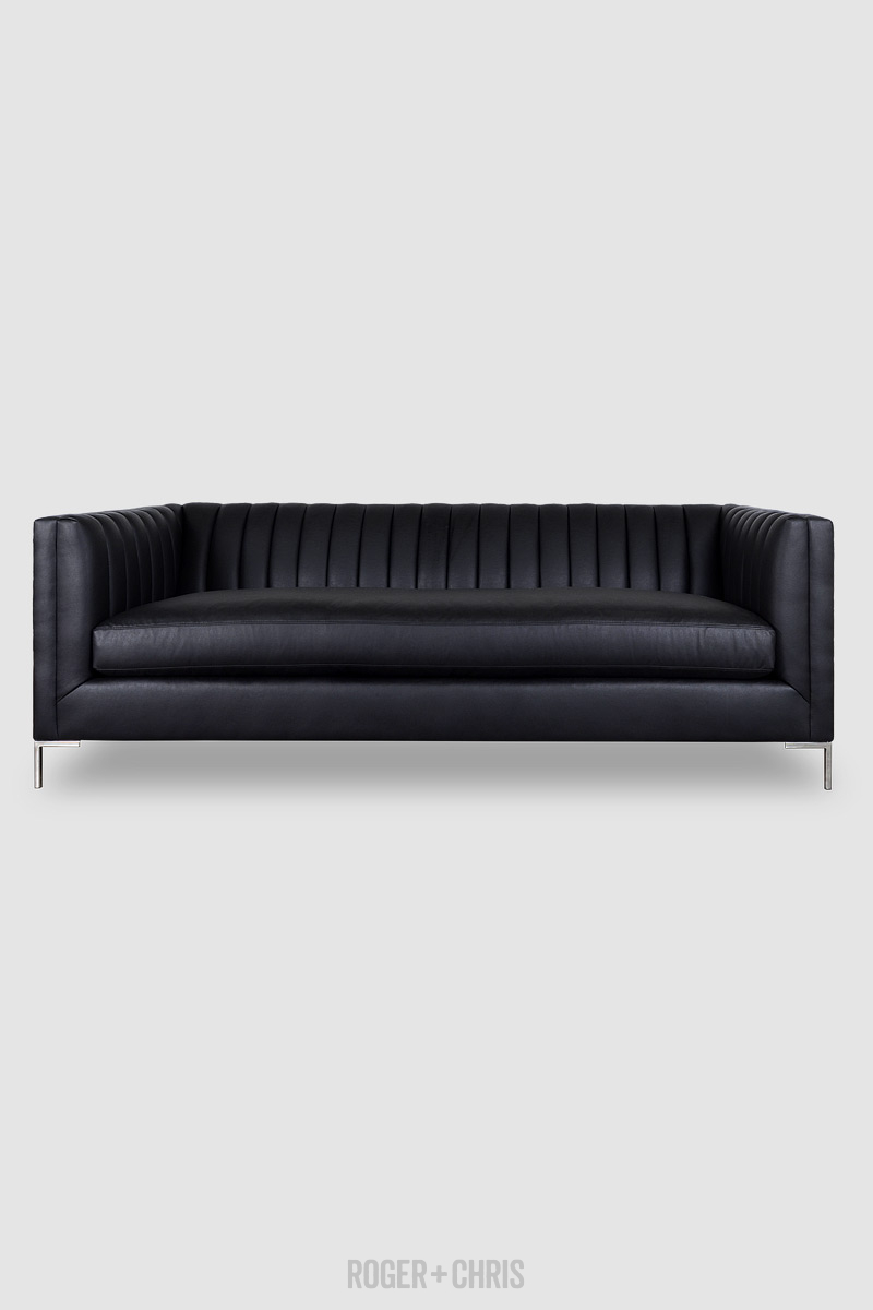 Harley Mid-Century Modern Channel-Tufted Shelter Sofas, Armchairs, Sectionals | Harley