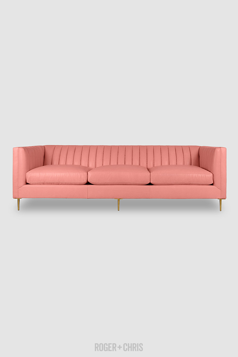 Harley Mid-Century Modern Channel-Tufted Shelter Sofas, Armchairs, Sectionals | Harley