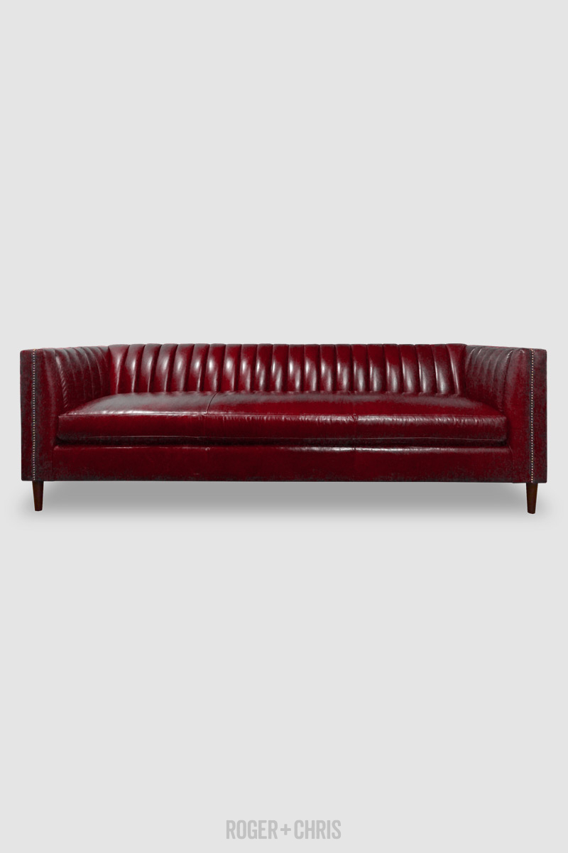 Mid-Century Modern Channel-Tufted Shelter Sofas, Armchairs, Sectionals | Harley