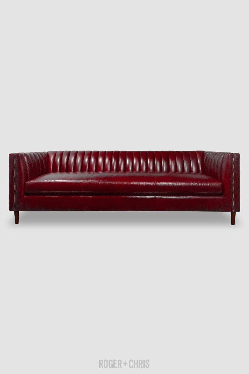 Harley Mid-Century Modern Channel-Tufted Shelter Sofas, Armchairs, Sectionals | Harley