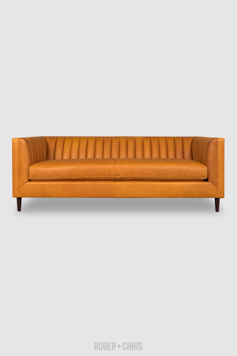 Mid-Century Modern Channel-Tufted Shelter Sofas, Armchairs, Sectionals | Harley