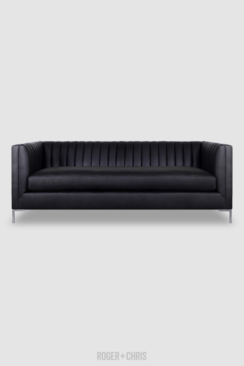 Harley Mid-Century Modern Channel-Tufted Shelter Sofas, Armchairs, Sectionals | Harley