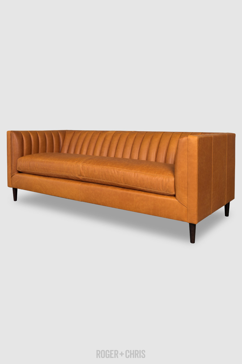 Mid-Century Modern Channel-Tufted Shelter Sofas, Armchairs, Sectionals | Harley