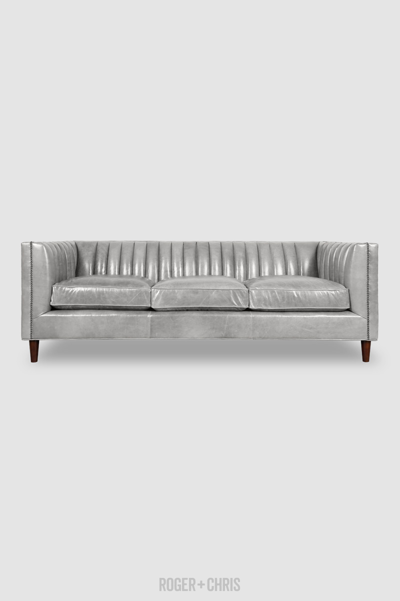 Mid-Century Modern Channel-Tufted Shelter Sofas, Armchairs, Sectionals | Harley