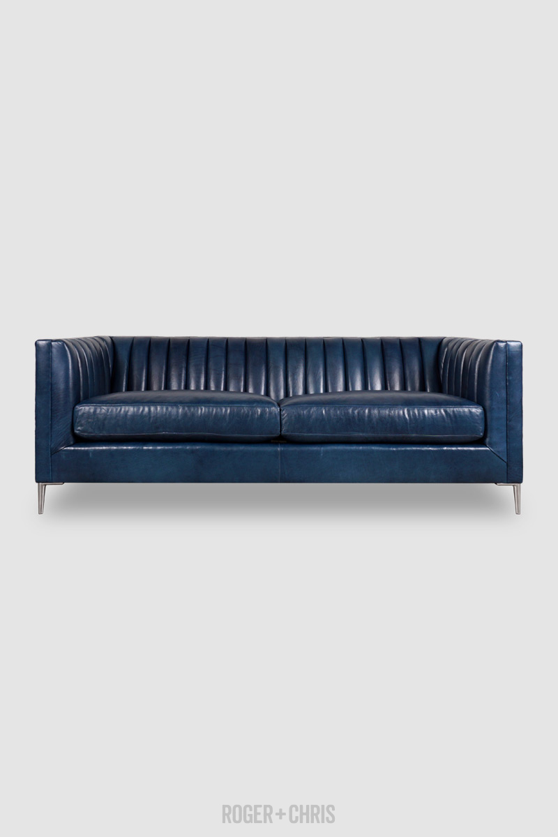 Harley Mid-Century Modern Channel-Tufted Shelter Sofas, Armchairs, Sectionals | Harley