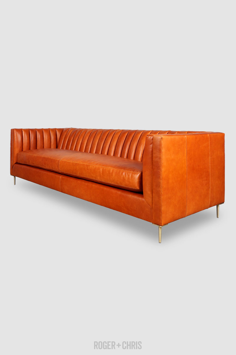 Mid-Century Modern Channel-Tufted Shelter Sofas, Armchairs, Sectionals | Harley