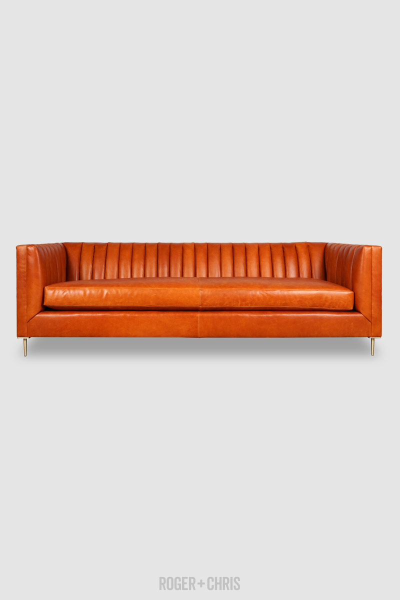 Harley Mid-Century Modern Channel-Tufted Shelter Sofas, Armchairs, Sectionals | Harley