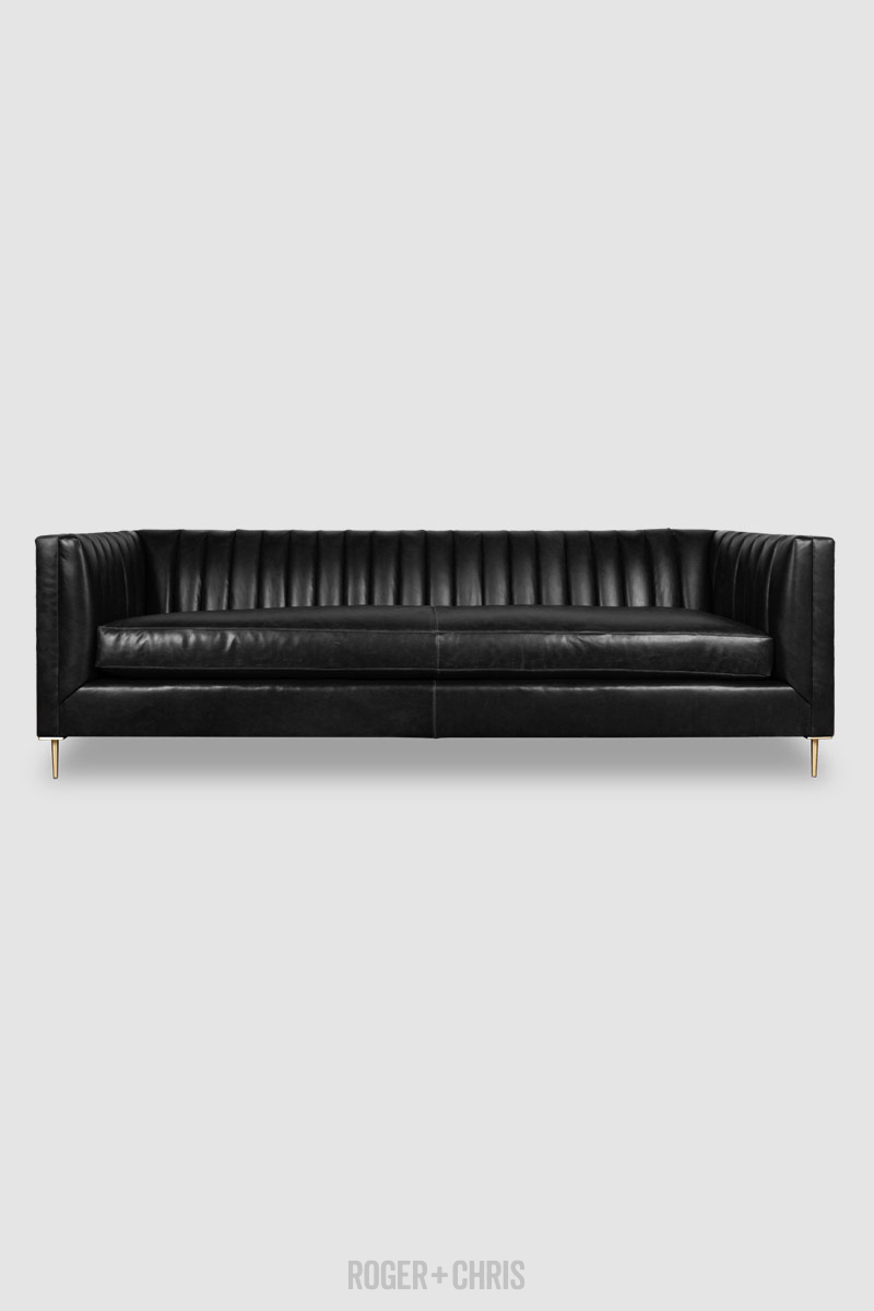 Mid-Century Modern Channel-Tufted Shelter Sofas, Armchairs, Sectionals | Harley