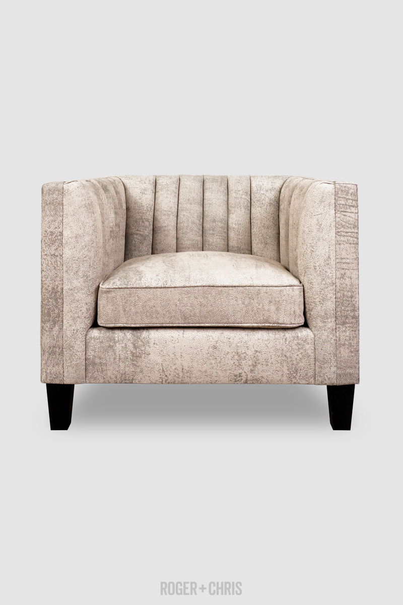 Harley Mid-Century Modern Channel-Tufted Shelter Sofas, Armchairs, Sectionals | Harley