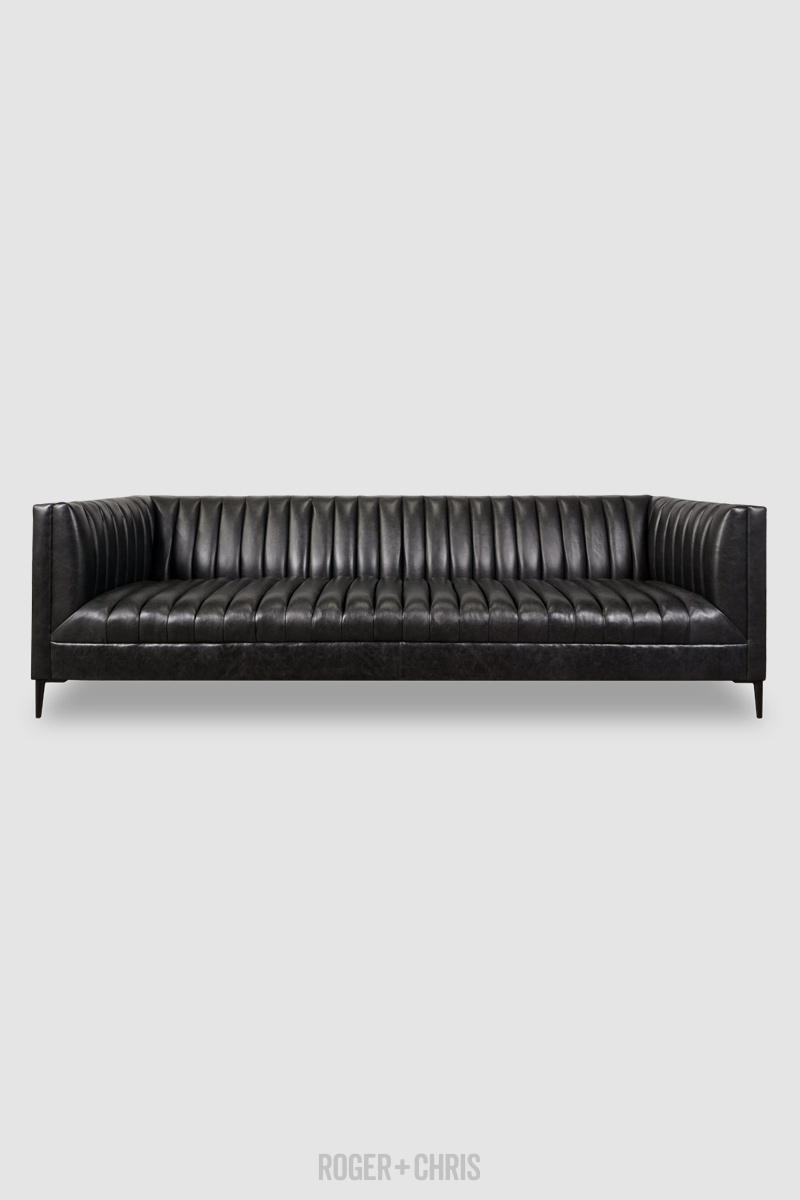 Harley Mid-Century Modern Channel-Tufted Shelter Sofas, Armchairs, Sectionals | Harley