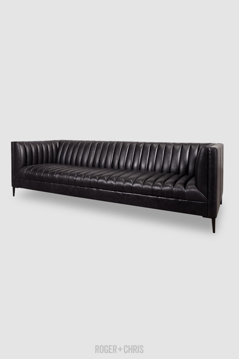 Harley Mid-Century Modern Channel-Tufted Shelter Sofas, Armchairs, Sectionals | Harley