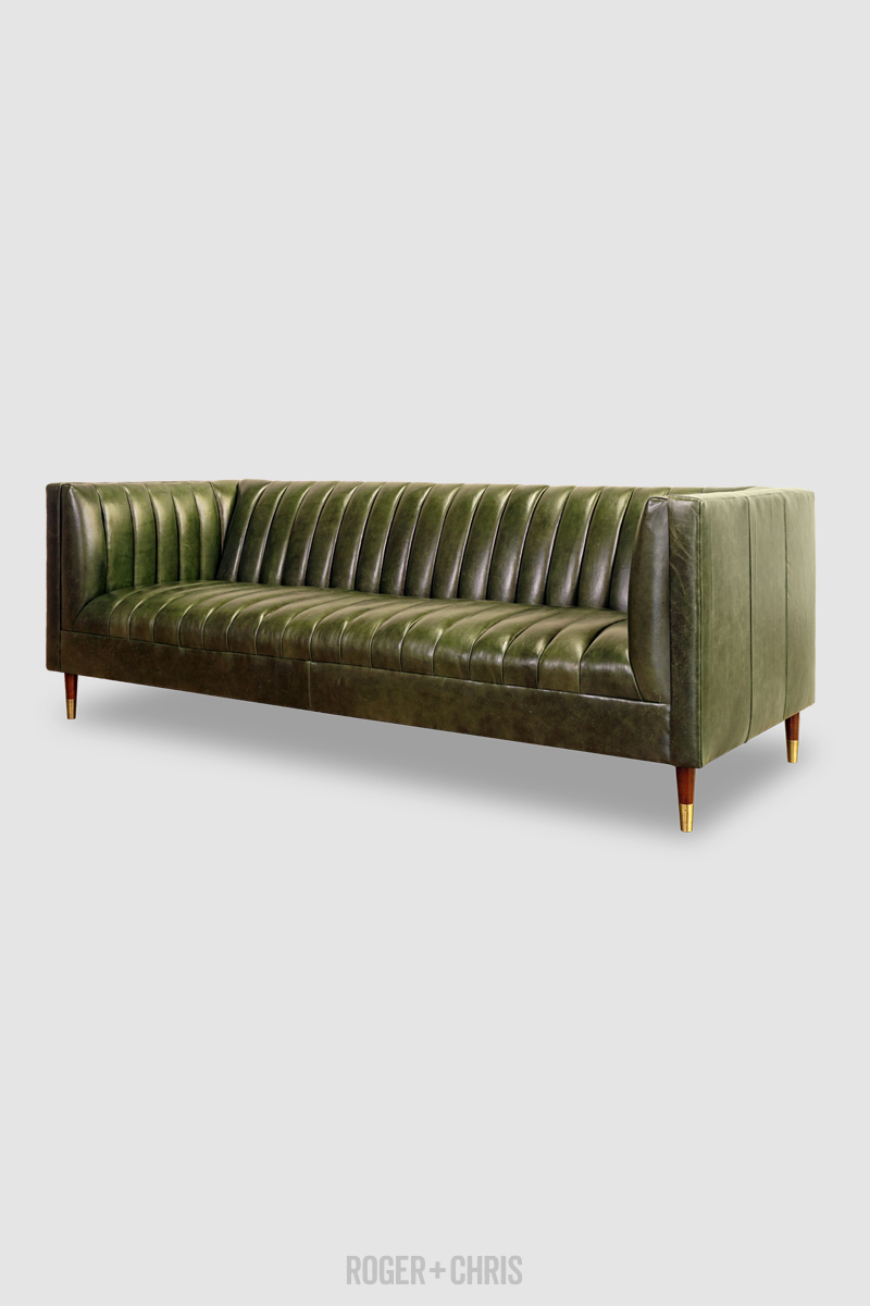 Mid-Century Modern Channel-Tufted Shelter Sofas, Armchairs, Sectionals | Harley