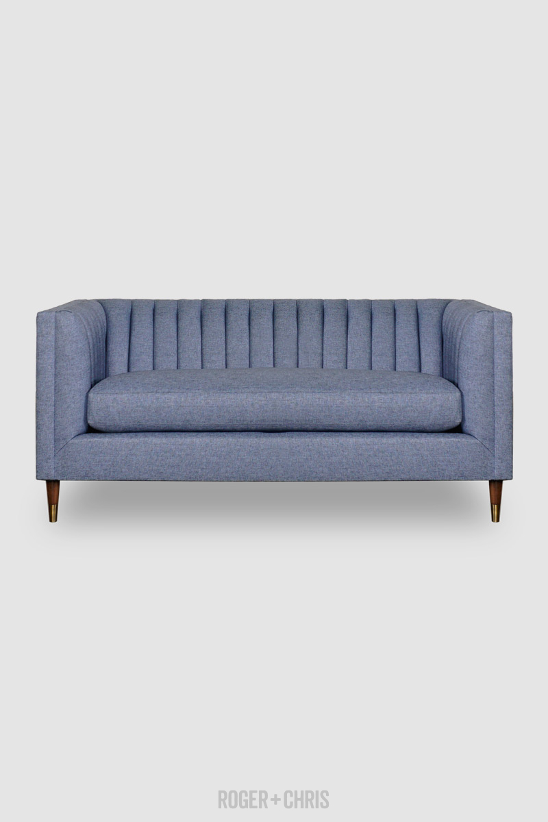 Harley Mid-Century Modern Channel-Tufted Shelter Sofas, Armchairs, Sectionals | Harley