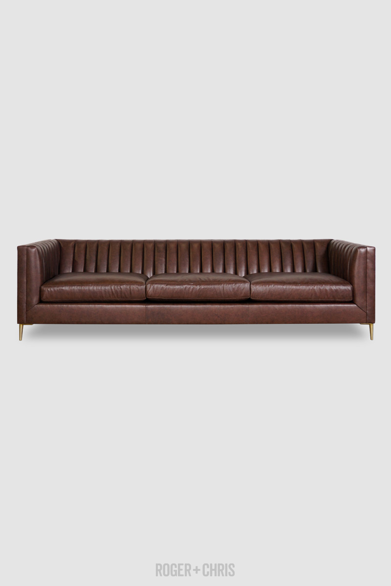 Harley Mid-Century Modern Channel-Tufted Shelter Sofas, Armchairs, Sectionals | Harley
