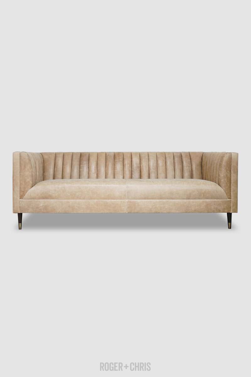 Harley Mid-Century Modern Channel-Tufted Shelter Sofas, Armchairs, Sectionals | Harley