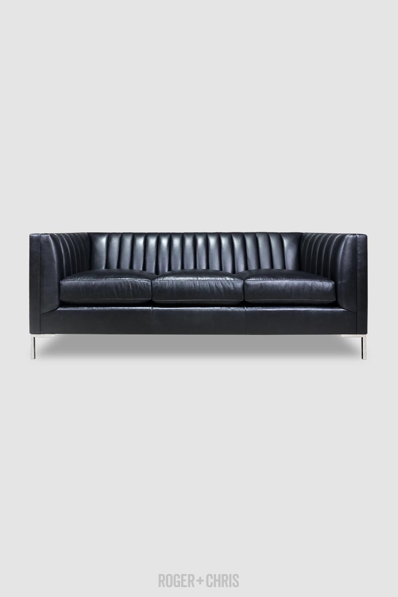 Harley Mid-Century Modern Channel-Tufted Shelter Sofas, Armchairs, Sectionals | Harley