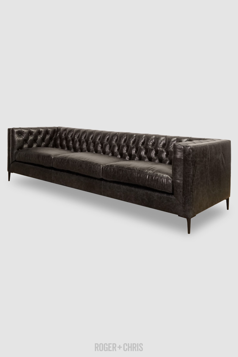 Mid-Century Modern Diamond-Tufted Tuxedo Sofas, Armchairs, Sectionals | Dot