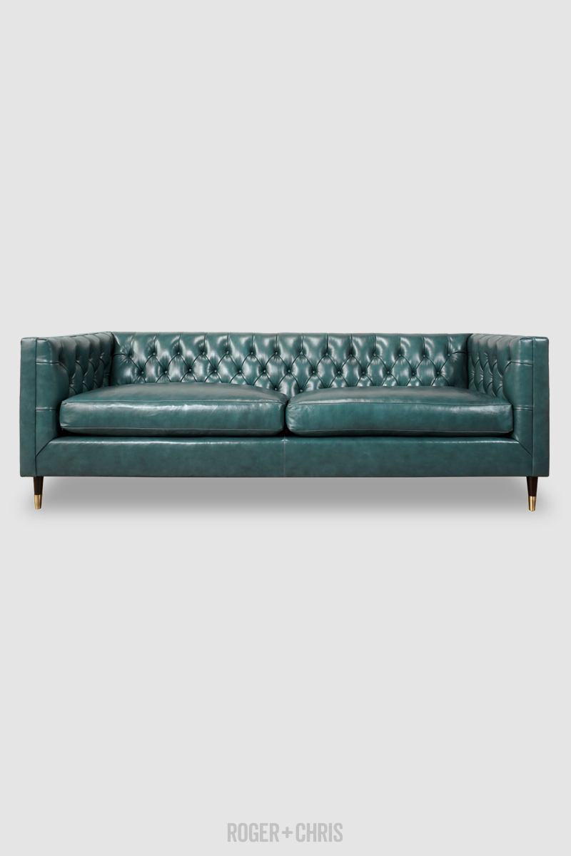 Mid-Century Modern Diamond-Tufted Tuxedo Sofas, Armchairs, Sectionals | Dot