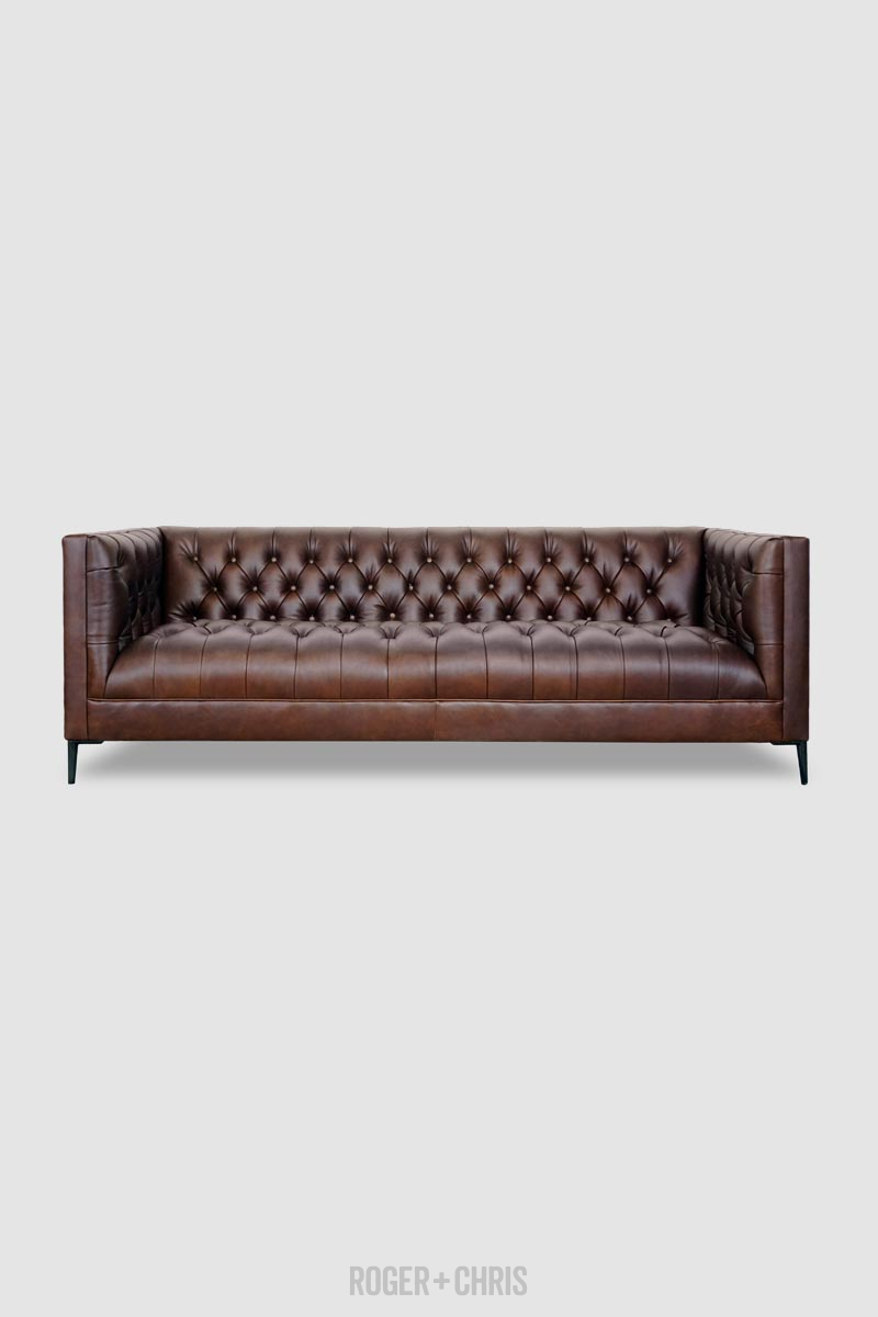 Mid-Century Modern Diamond-Tufted Tuxedo Sofas, Armchairs, Sectionals | Dot