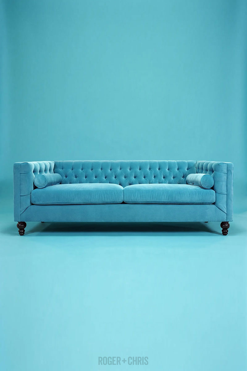 Mid-Century Modern Diamond-Tufted Tuxedo Sofas, Armchairs, Sectionals | Dot