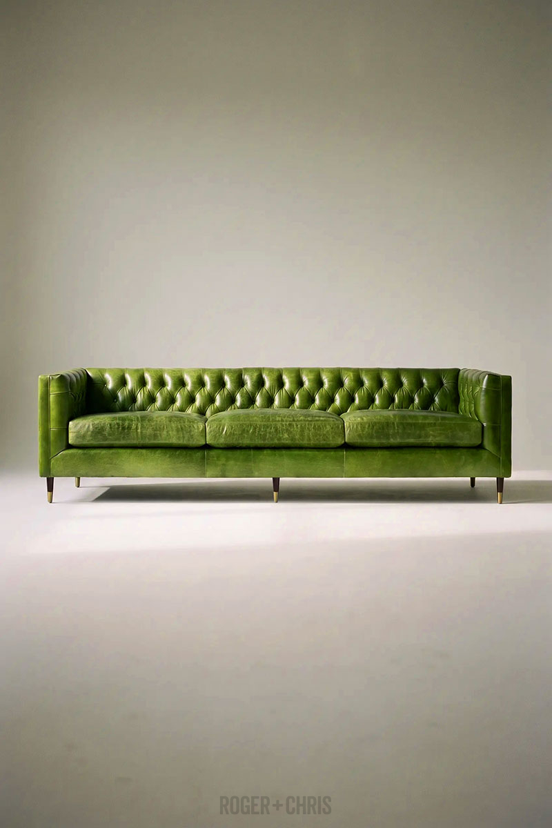 Mid-Century Modern Diamond-Tufted Tuxedo Sofas, Armchairs, Sectionals | Dot