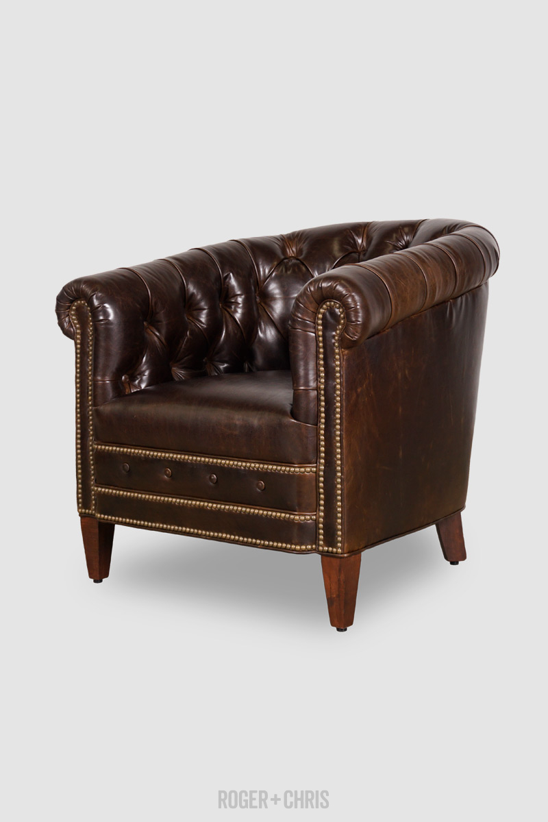 Collins Tufted Barrel Chair