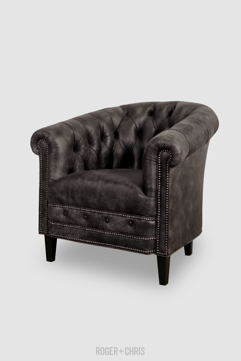 Collins Tufted Barrel Chair