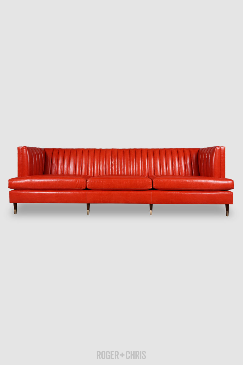 Erica Channel-Tufted Shelter Sofa