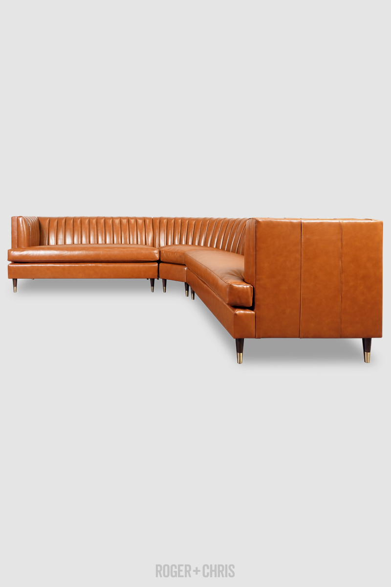 Erica Channel-Tufted Shelter Sofa