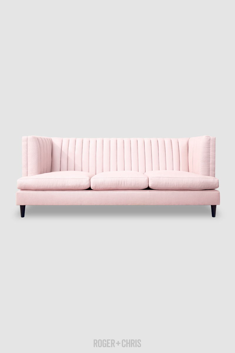 Erica Channel-Tufted Shelter Sofa