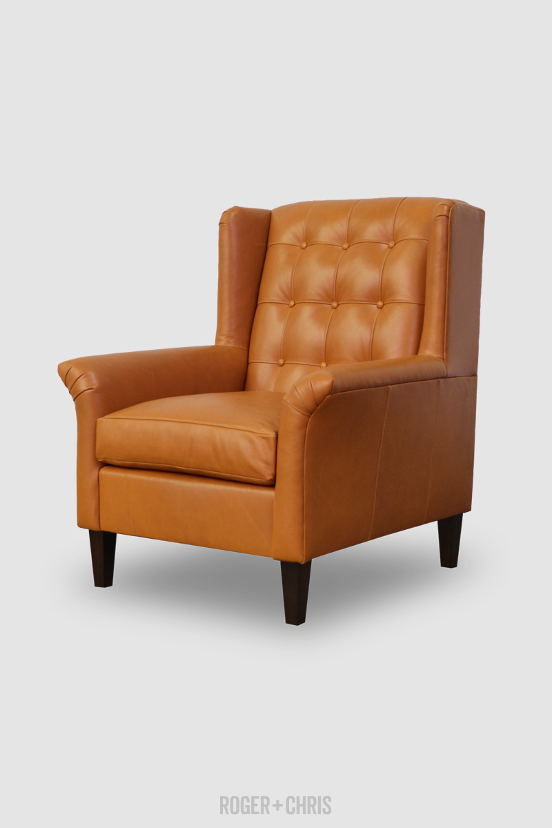 Pops Tufted Modern Wingback Chair