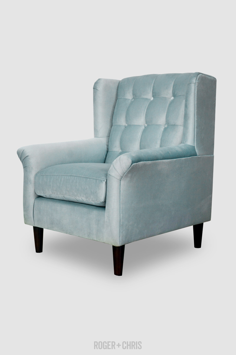 Pops Tufted Modern Wingback Chair