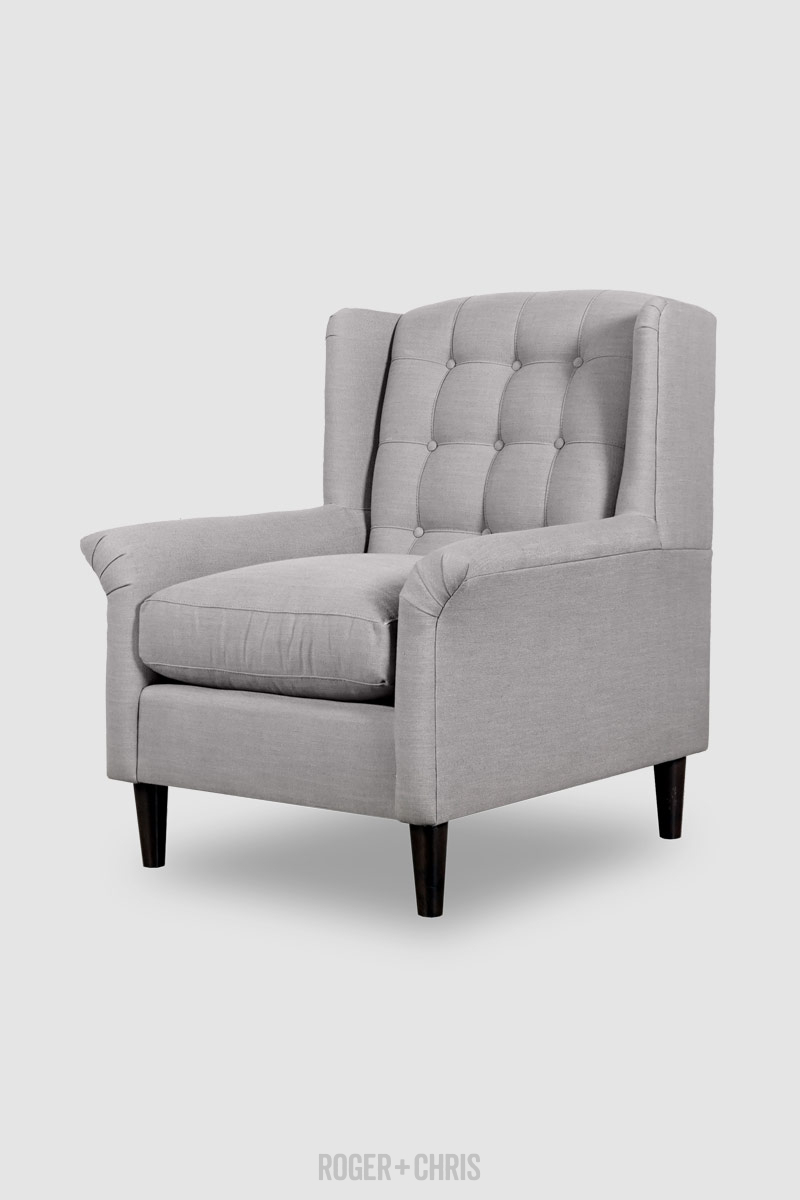 Pops Tufted Modern Wingback Chair