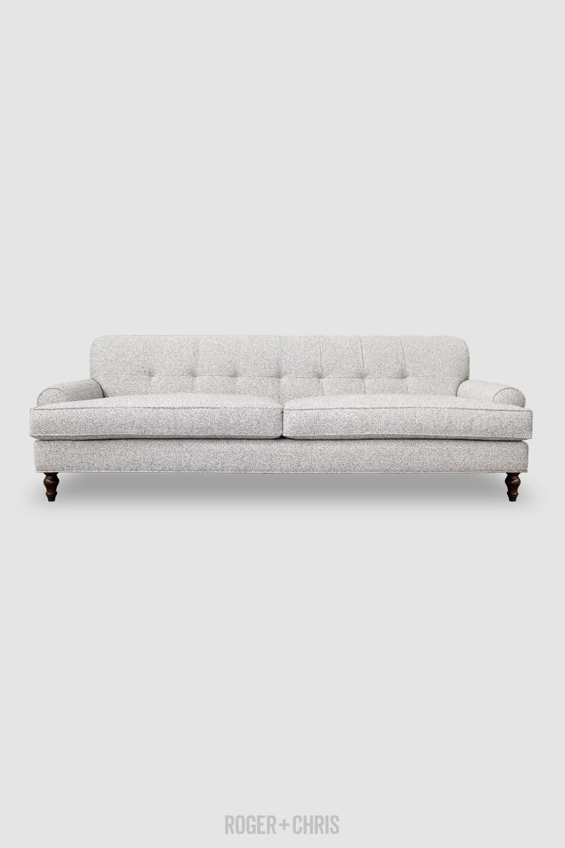 Puddin Pin-Tufted Low Arm Sofa 