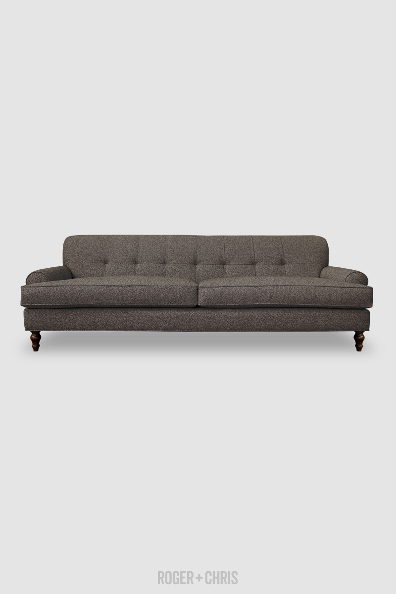 Puddin Pin-Tufted Low Arm Sofa 