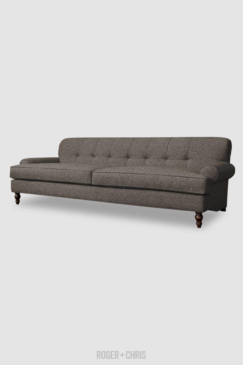 Puddin Pin-Tufted Low Arm Sofa 