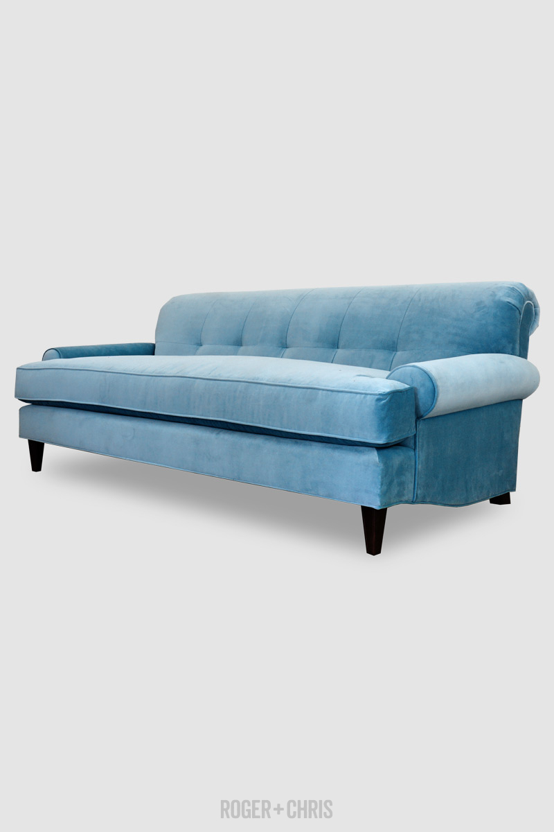 Puddin Pin-Tufted Low Arm Sofa 