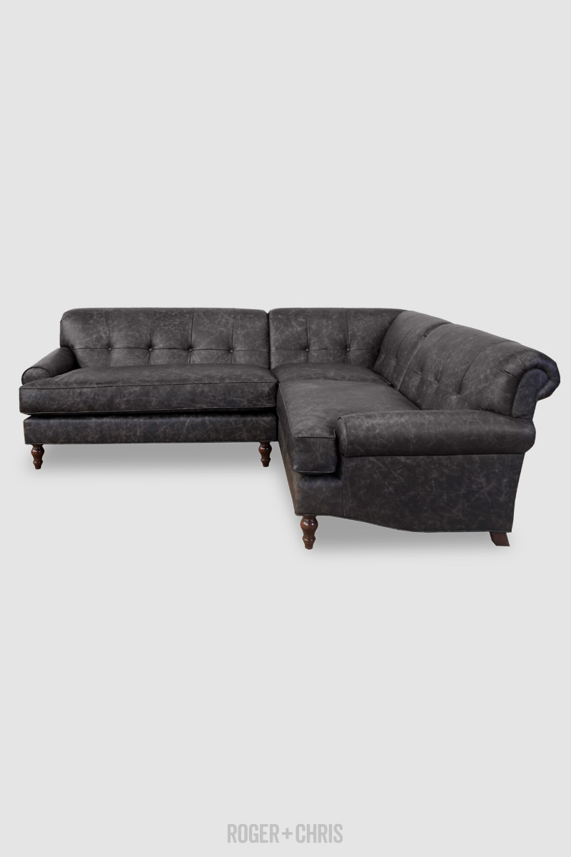 Puddin Pin-Tufted Low Arm Sofa 