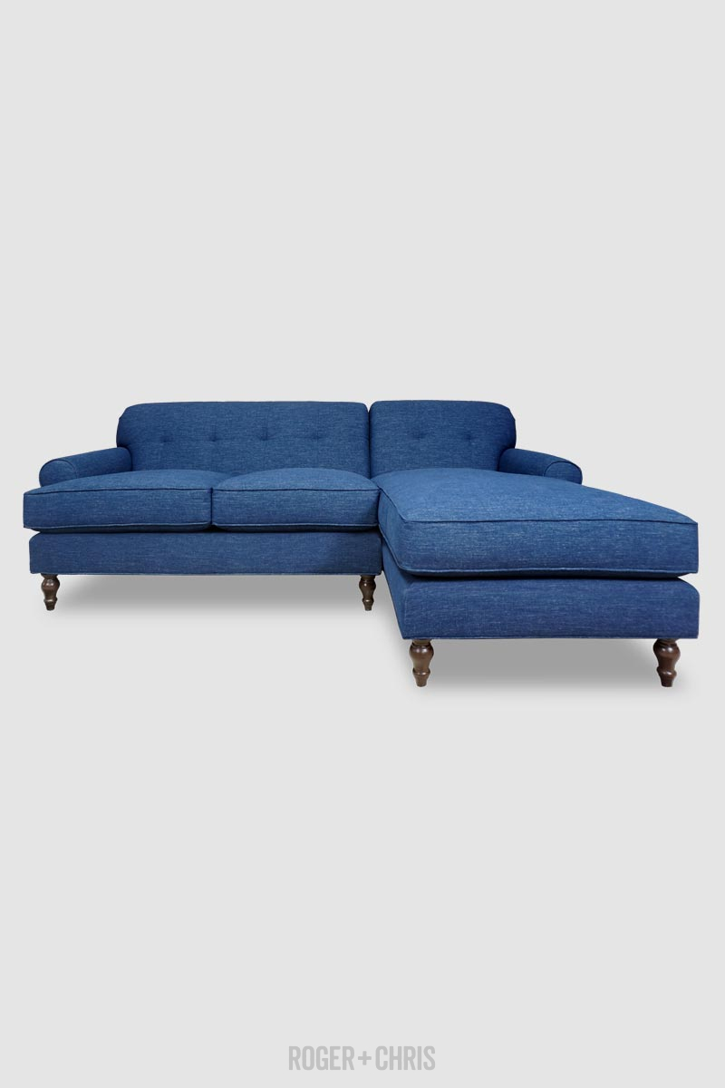Puddin Pin-Tufted Low Arm Sofa 