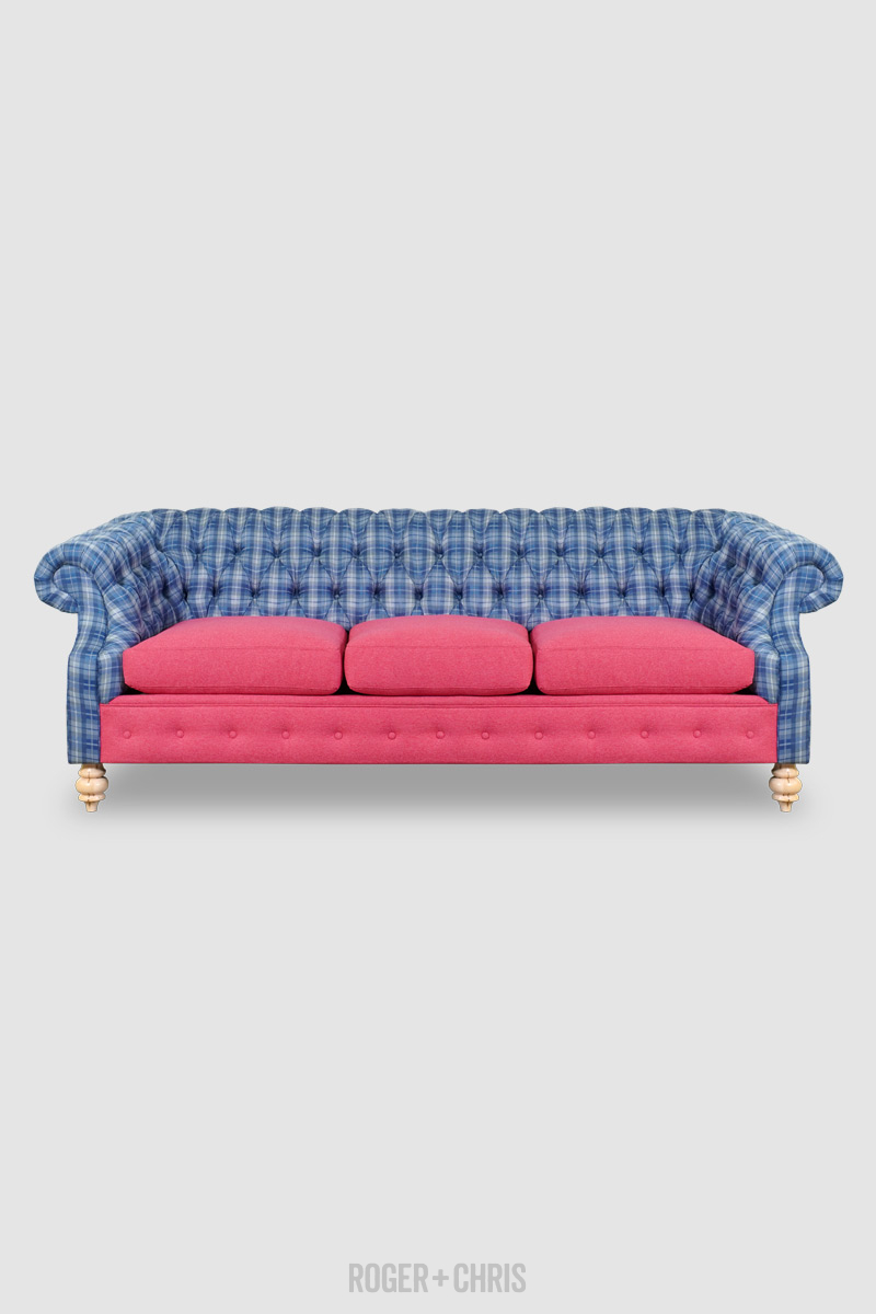 Cecil French Chesterfield Sofa