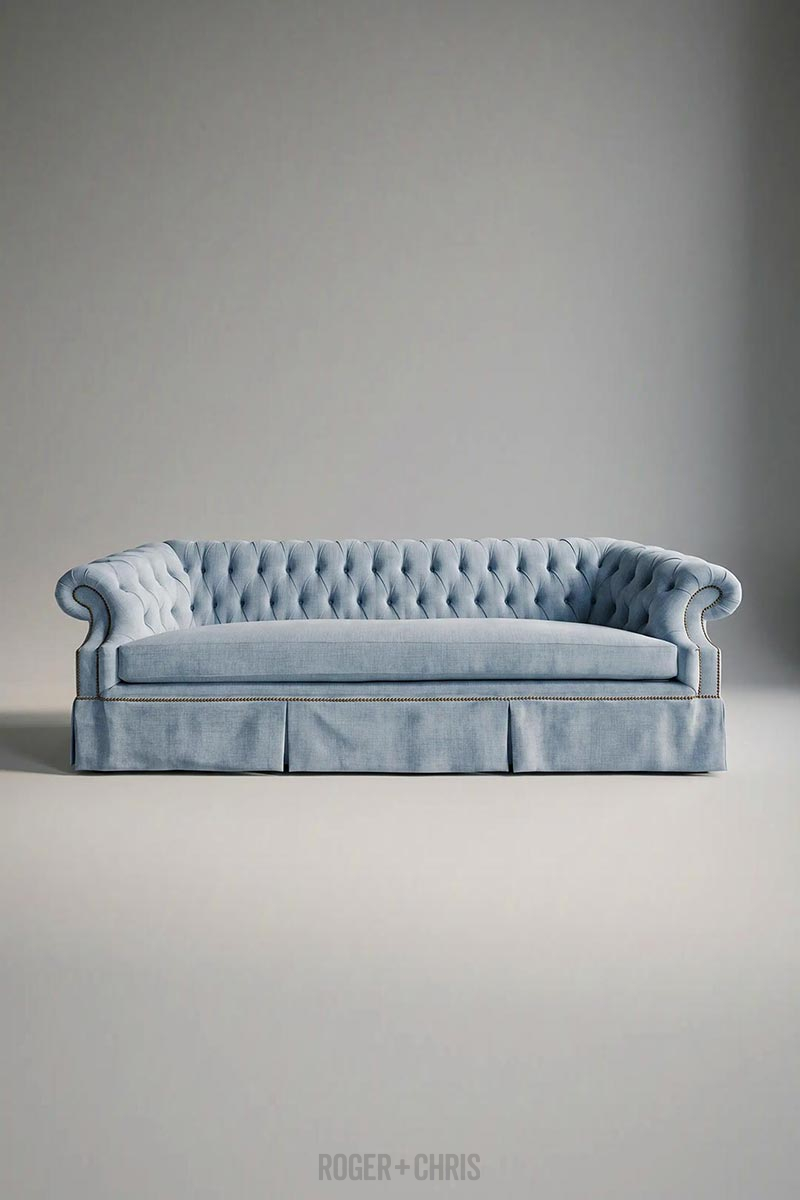 Cecil French Chesterfield Sofa