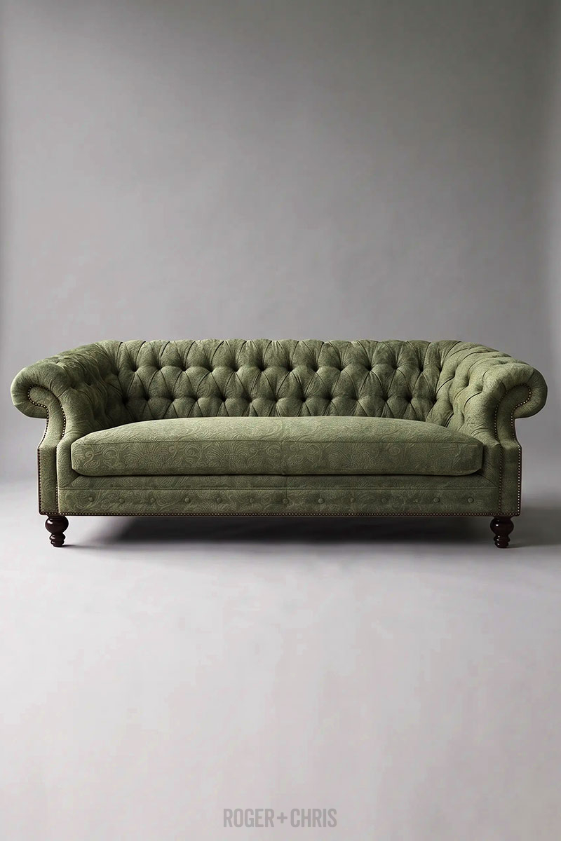 Cecil French Chesterfield Sofa
