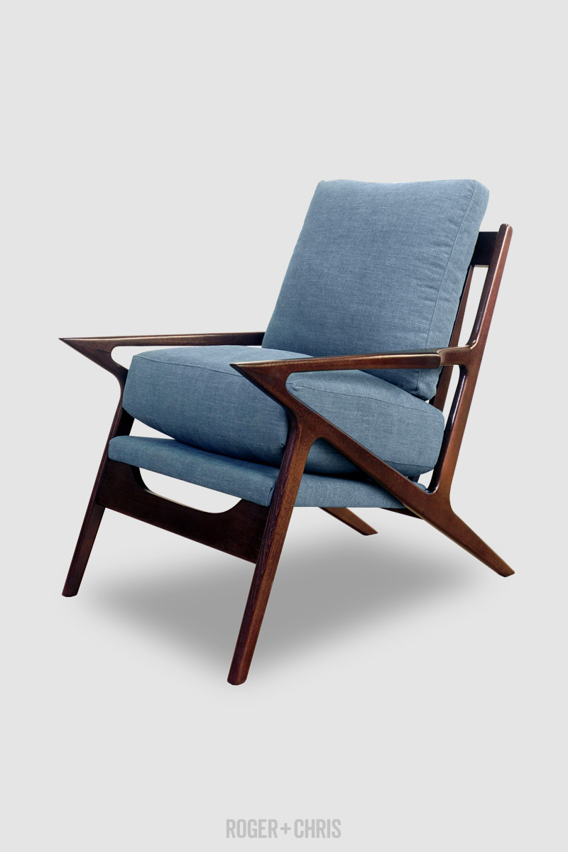 Benson MCM Wood Framed Chair