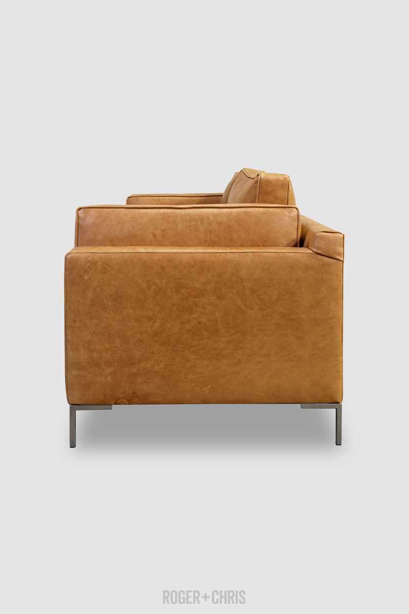 Coach Block Cushion Modern Sofa