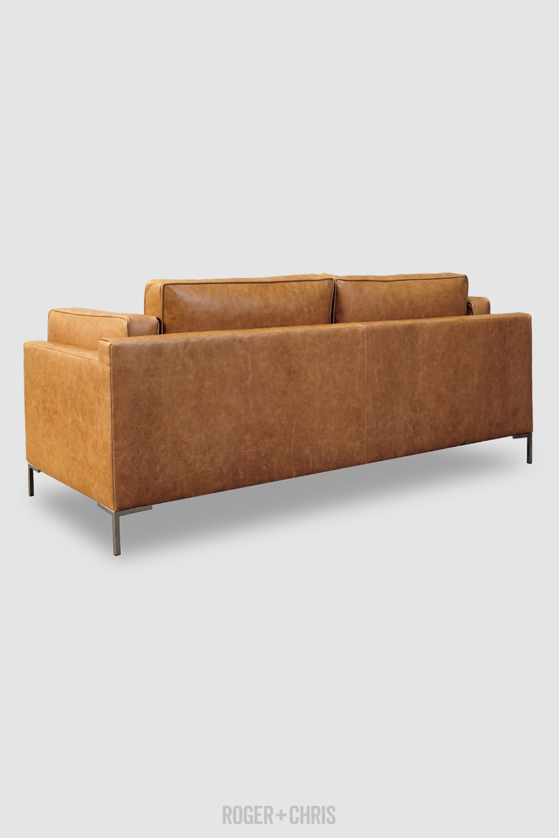 Coach Block Cushion Modern Sofa