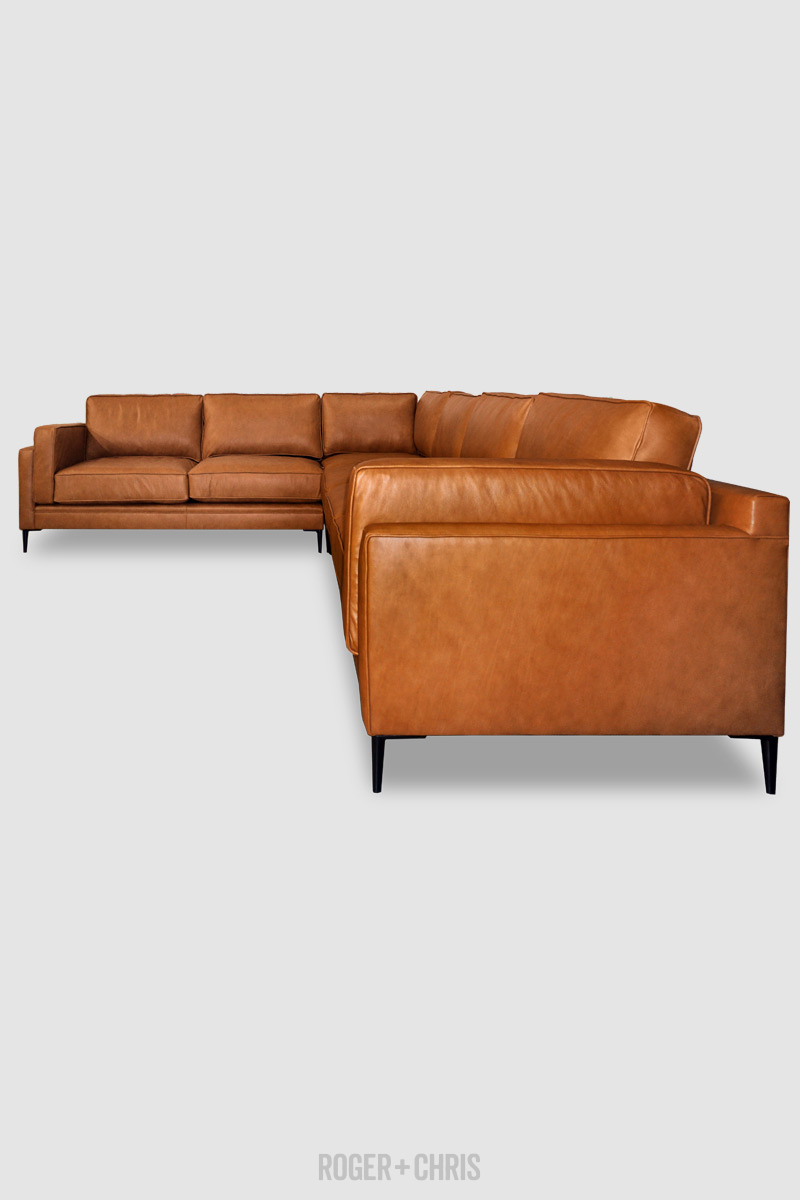 Coach Block Cushion Modern Sofa