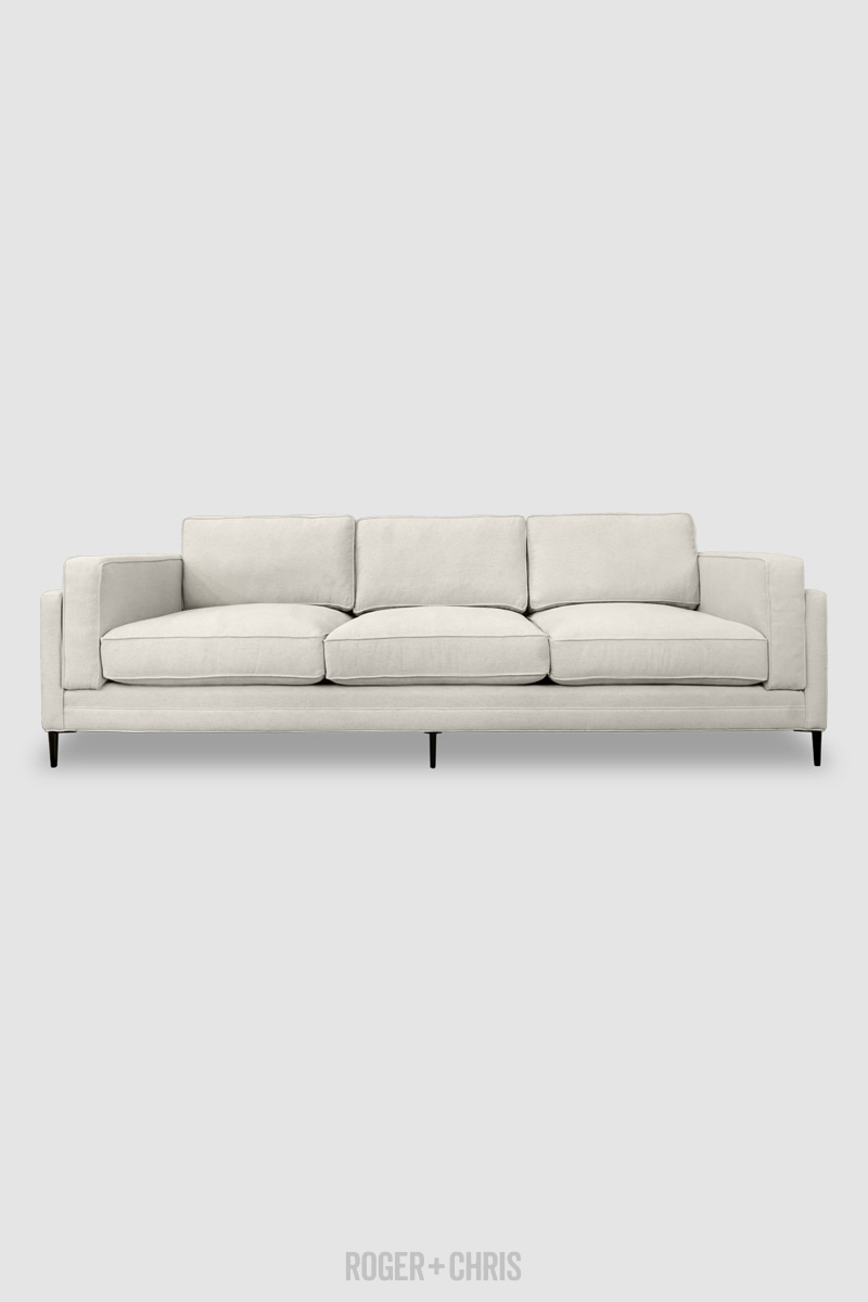 Coach Block Cushion Modern Sofa