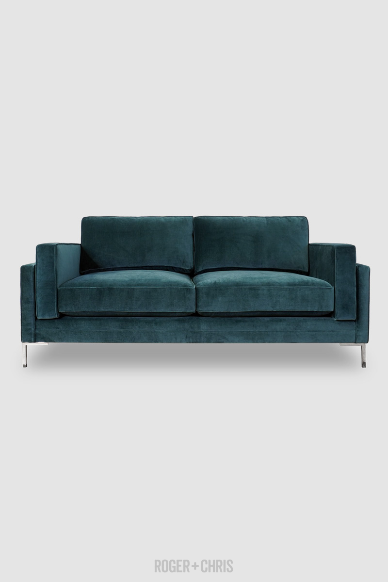 Coach Block Cushion Modern Sofa